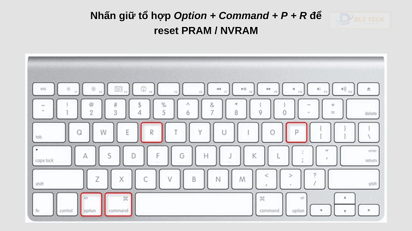 Reset PRAM trên MacBook