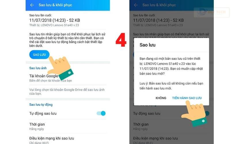 Sửa lỗi Zalo không có mục khôi phục tin nhắn ở phiên bản mới