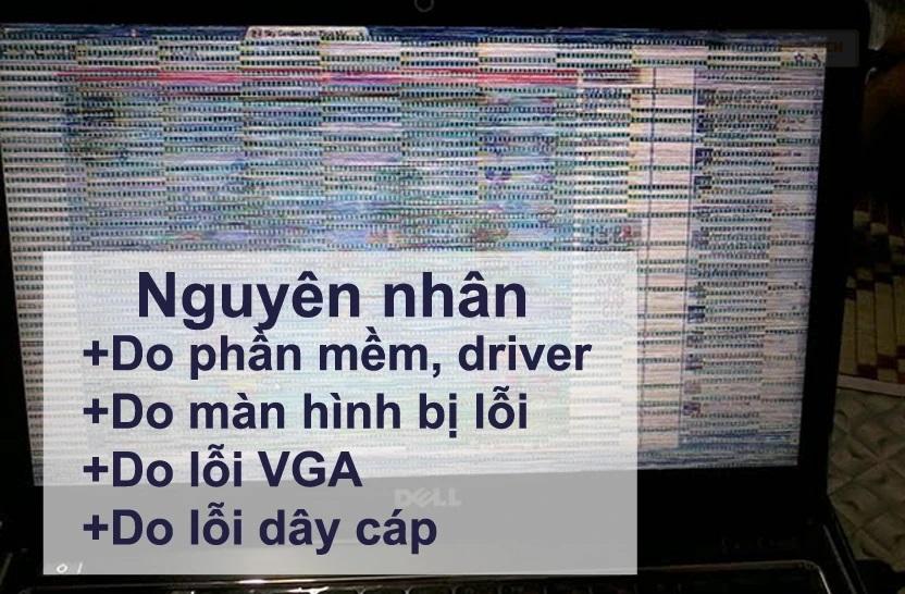 Nguyên nhân dẫn đến lỗi sọc màn hình laptop