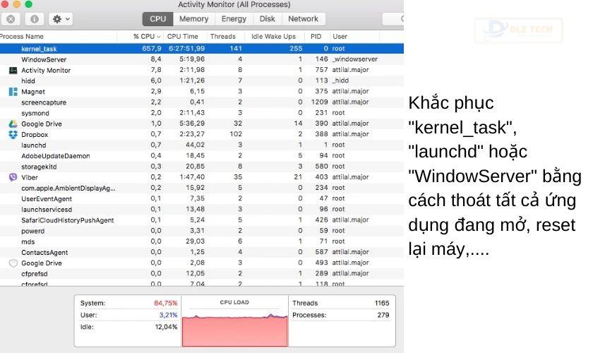 macbook bị chậm