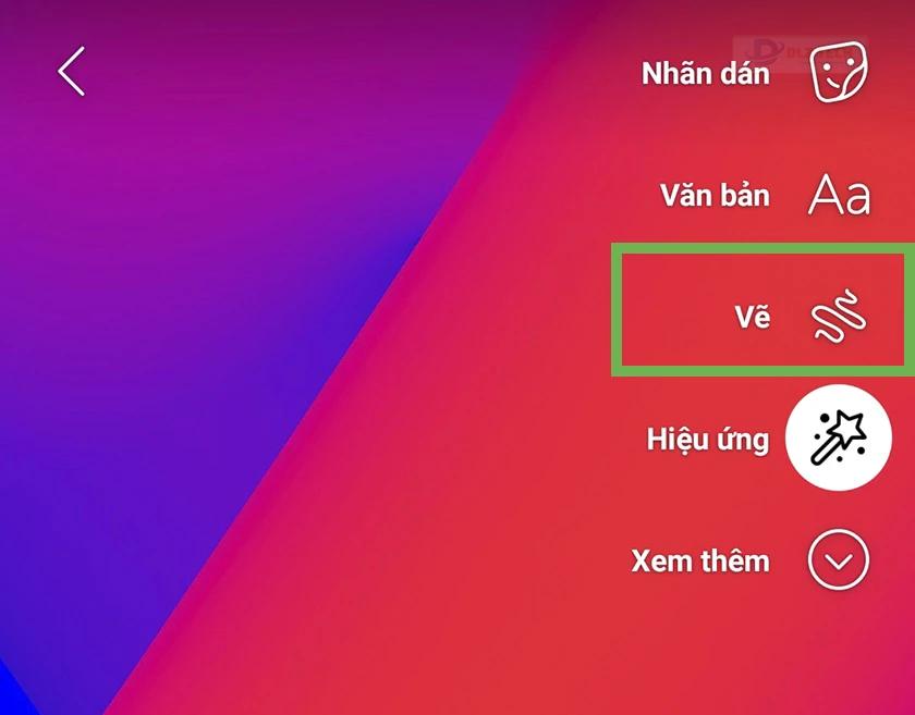 Biểu tượng khác trên Story