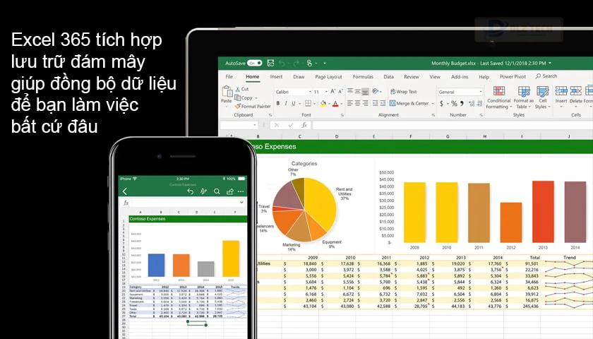 Excel 365 có gì mới?