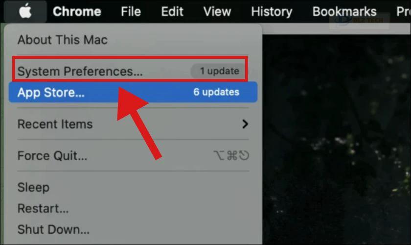 Cập nhật phần mềm macOS mới nhất cho máy MacBook