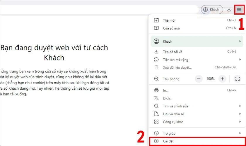 Tắt tính năng tăng tốc phần cứng trên Cốc Cốc