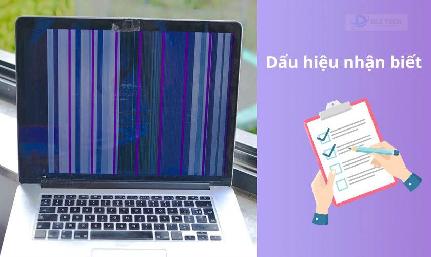 Dấu hiệu nhận biết lỗi màn hình Macbook bị nhiễu