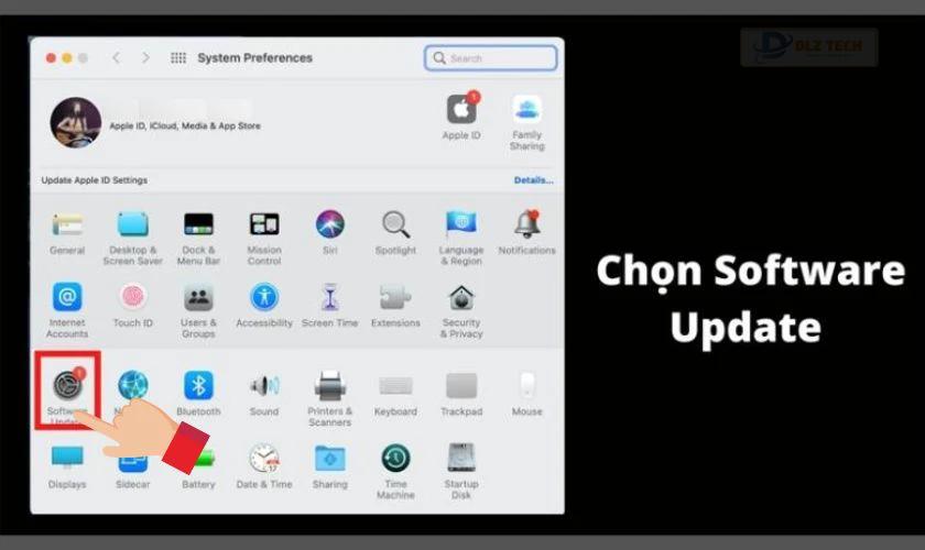 Cập nhật phần mềm Macbook