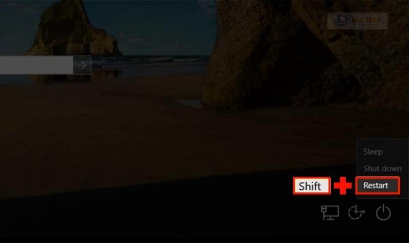 Reset Win 10 không mất dữ liệu từ màn hình đăng nhập (Login Screen) để sửa lỗi màn hình ám hồng