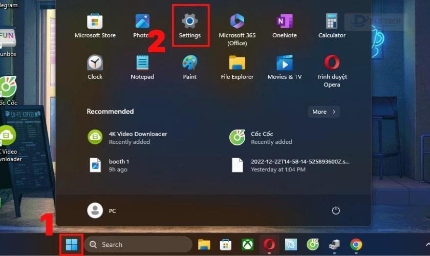 Cập nhật hệ điều hành khi laptop bị treo nhưng chuột vẫn chạy