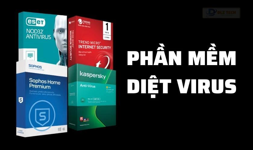 Sử dụng phần mềm diệt virus khi máy tính đơ màn hình