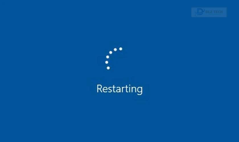 Khởi động lại laptop khi máy tính bị đơ màn hình