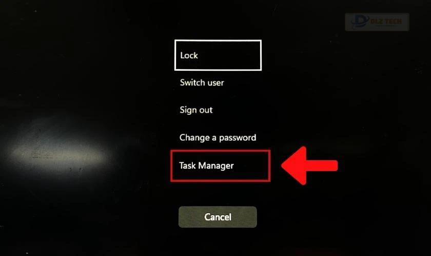 Dùng Task Manager khi máy tính bị treo nhưng chuột vẫn chạy
