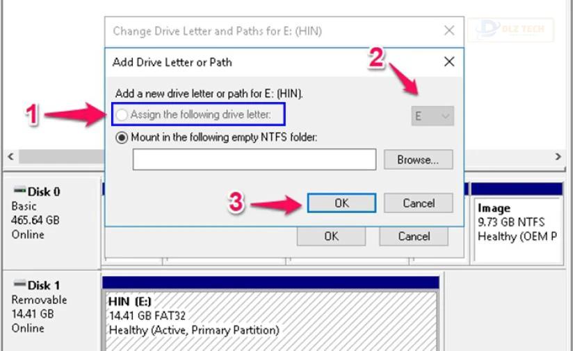 Lỗi không nhận USB trên máy tính do thiếu ký hiệu của USB