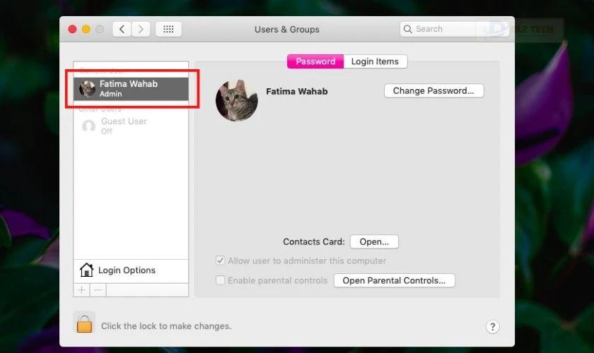 Cách cài đặt password hint trên máy tính Macbook nghĩa là gì?