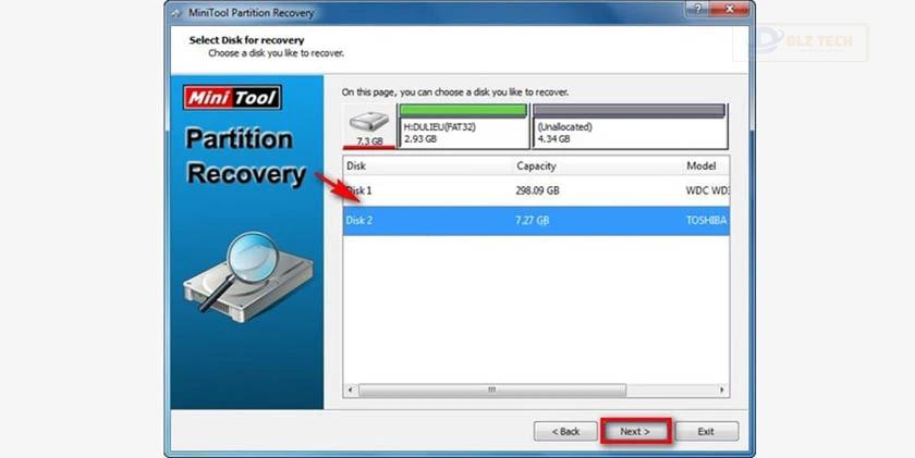 Phần mềm phục hồi dữ liệu ổ cứng MiniTool Partition Recovery