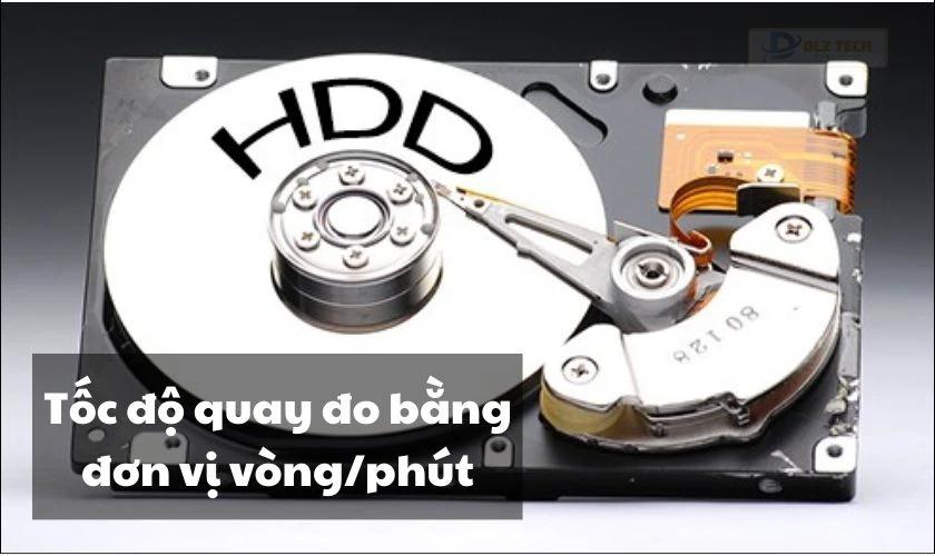 Tốc độ của ổ cứng HDD