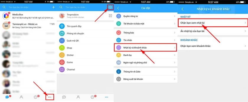 cài đặt bằng cách nhấn vào Send