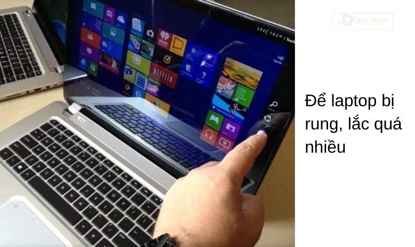 sai lầm khi sử dụng laptop