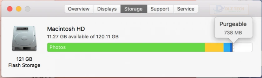 Nguyên nhân ổ cứng Macbook bị đầy