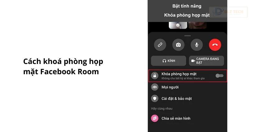 Cách xóa phòng họp mặt