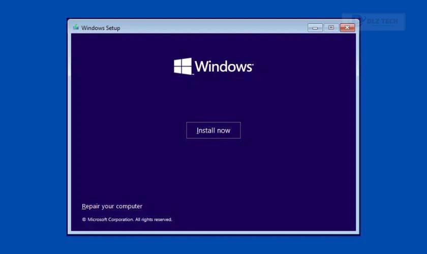 Reset Windows 11 bằng cách cài đặt lại win bản quyền