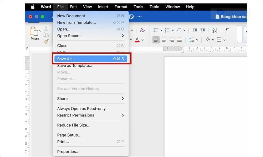 Hướng dẫn cách lưu file PDF trên máy tính bằng Word