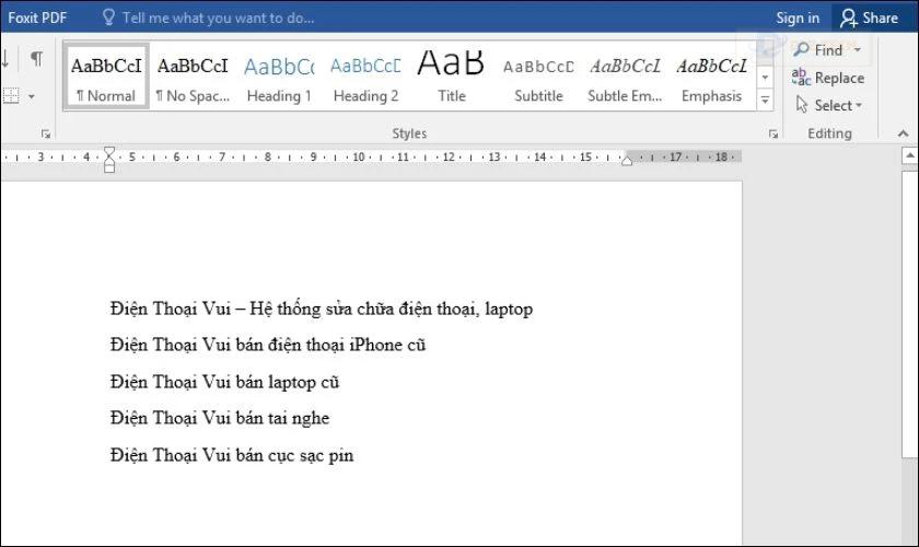 Cách Replace từ và cụm từ trong Word đơn giản