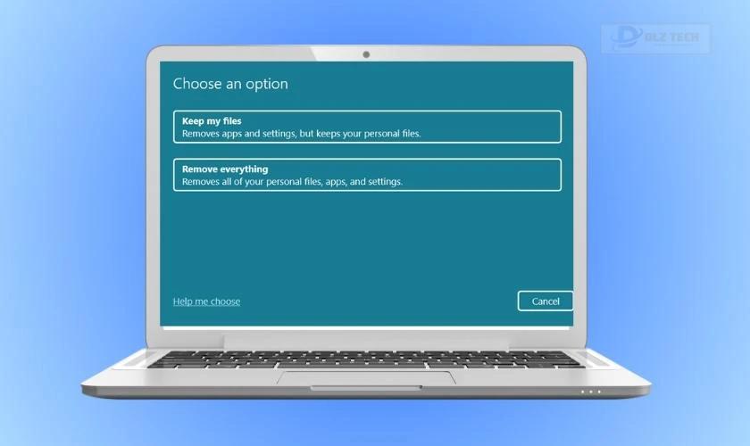 Lưu ý khi reset laptop win 11