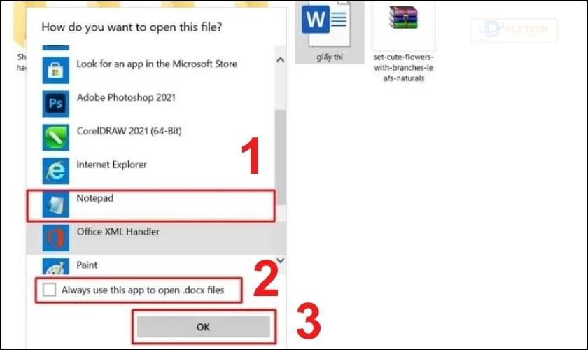 Chọn mục More app, sau đó chọn Notepad