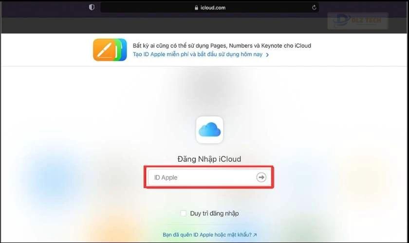 Sử dụng iCloud Drive để sửa lỗi file Word
