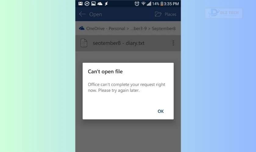 Tại sao không mở được file Word trên điện thoại