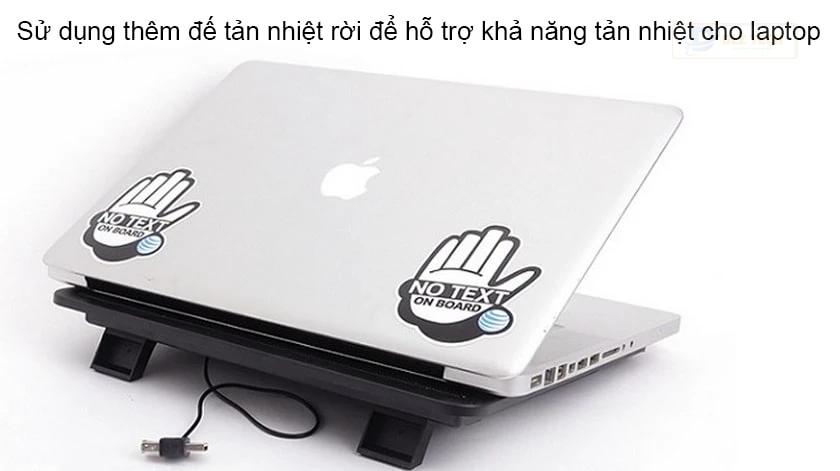 Sử dụng đế tản nhiệt