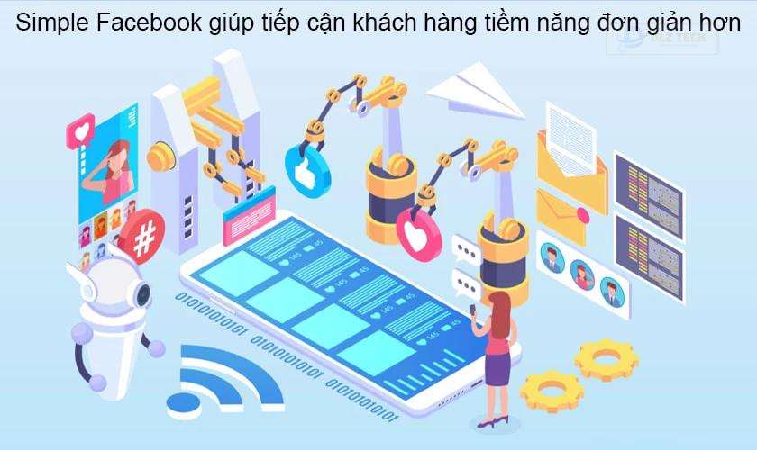 Các tính năng hữu ích của Simple Facebook