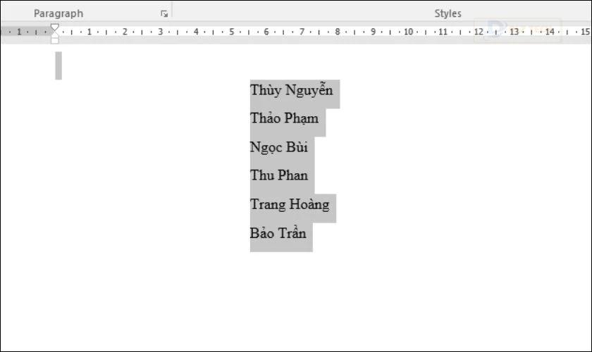 Cách sử dụng tính năng Replace trong Word để đảo vị trí từ