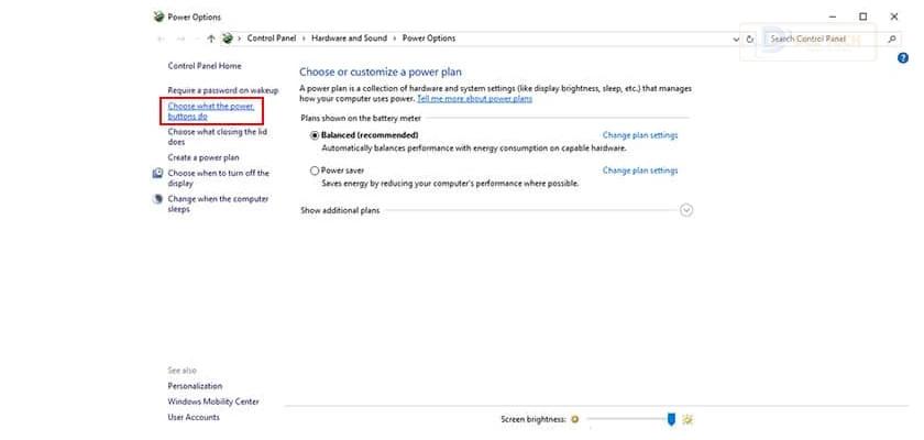 Tắt chế độ khởi động nhanh cho windows sửa lỗi màn hình đen win 10