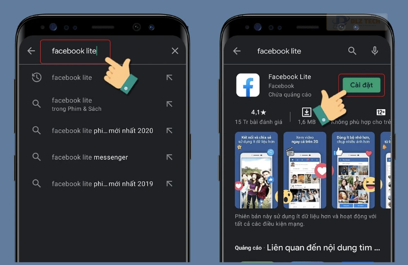 Hướng dẫn tải về Android
