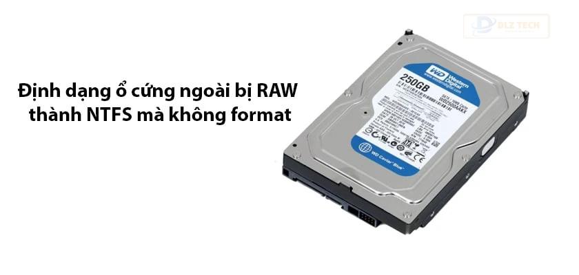 NTFS mà không format