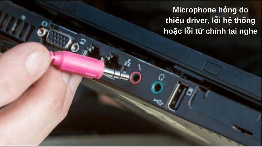 Nguyên nhân dẫn đến lỗi máy tính không nhận microphone win 7