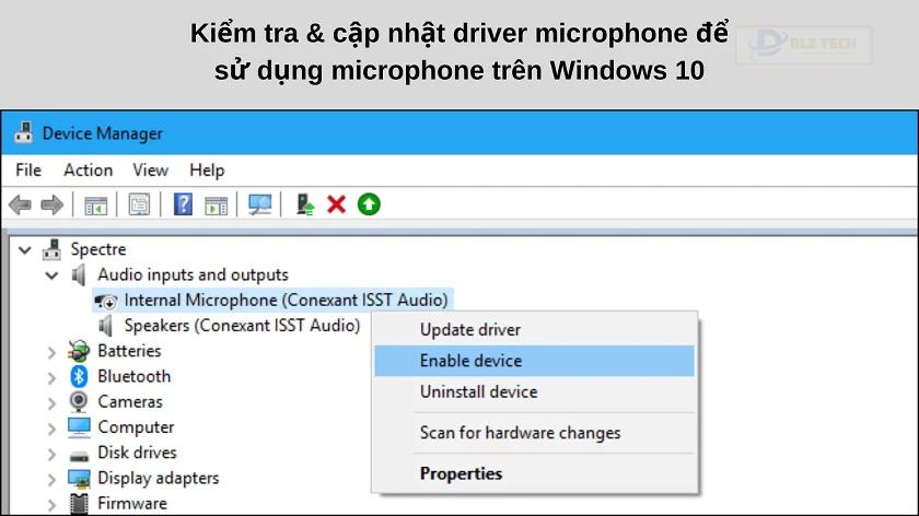 máy tính không nhận microphone win 7