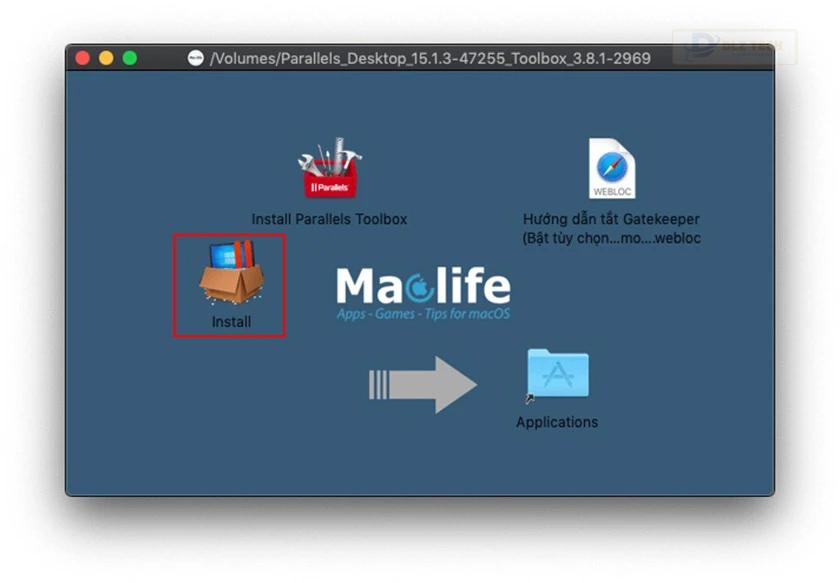Cài đặt phần mềm giả lập Windows Parallel cho Macbook