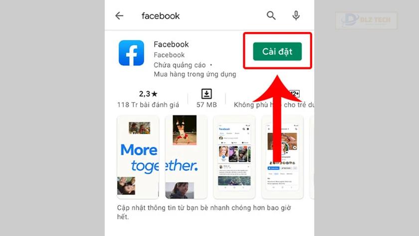 Hướng dẫn cách tải Facebook về điện thoại dành cho Android
