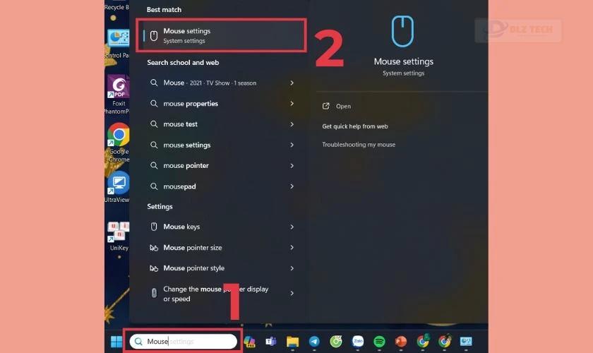 Kích hoạt touchpad qua Mouse Properties