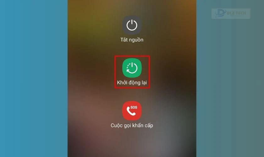 Khởi động lại điện thoại Android