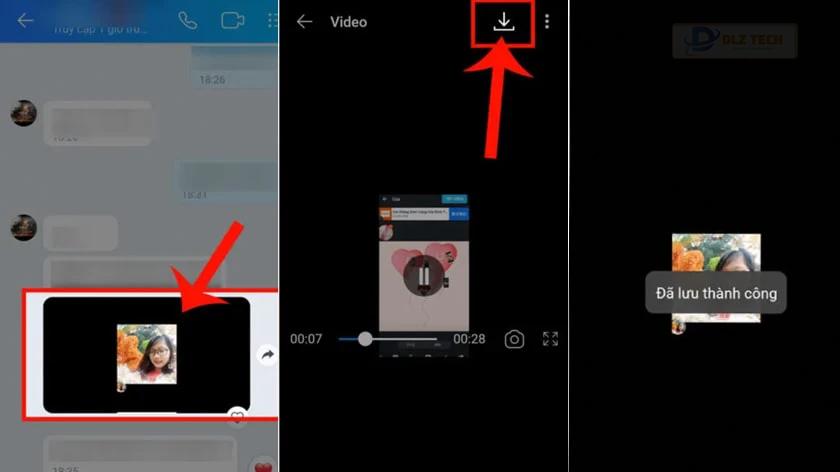 tải video trên zalo về điện thoại, máy tính