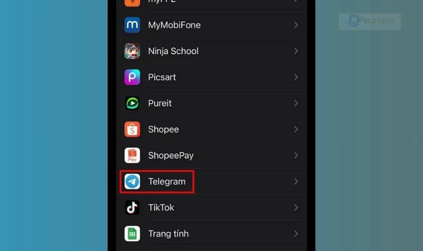 Tắt nền trên iPhone