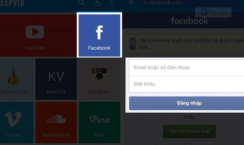 Hướng dẫn tải video Facebook về điện thoại
