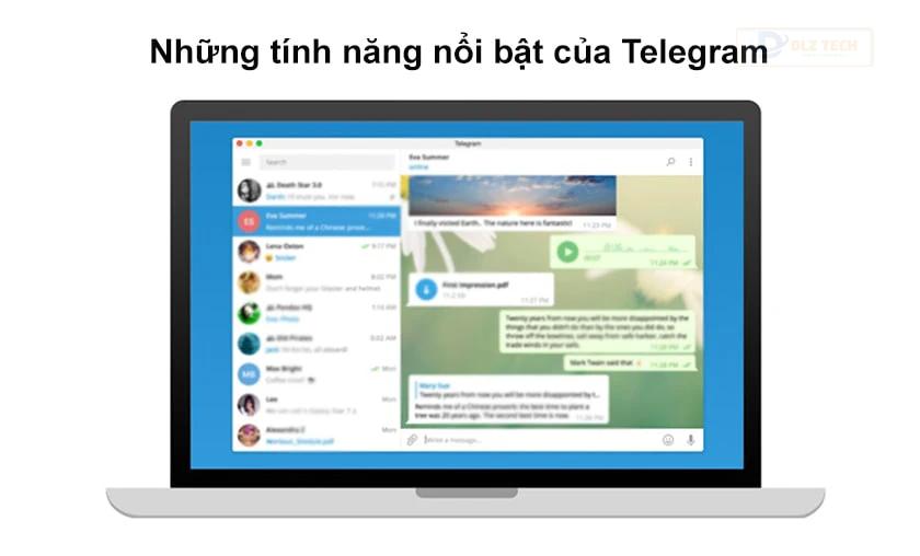Các tính năng nổi bật trên Telegram