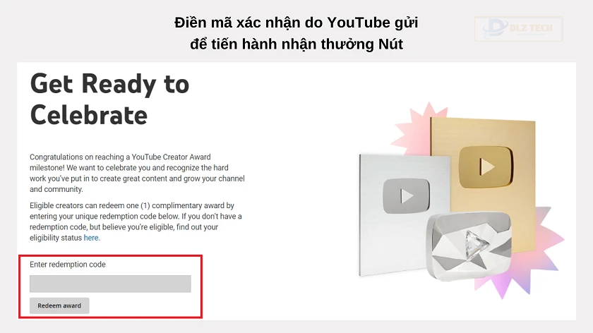 Đăng ký nhận nút Youtube