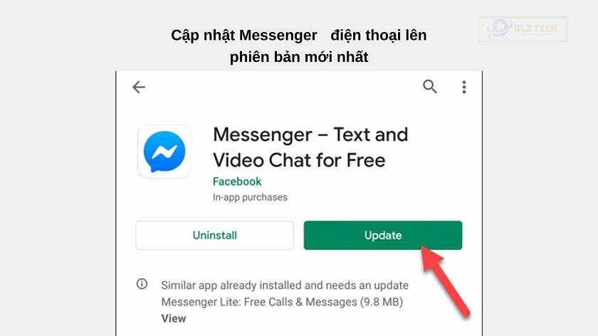 Cập nhật ứng dụng Messenger