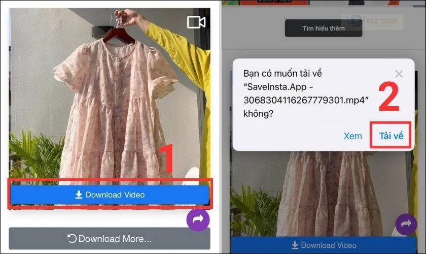 tải video instagram về iphone