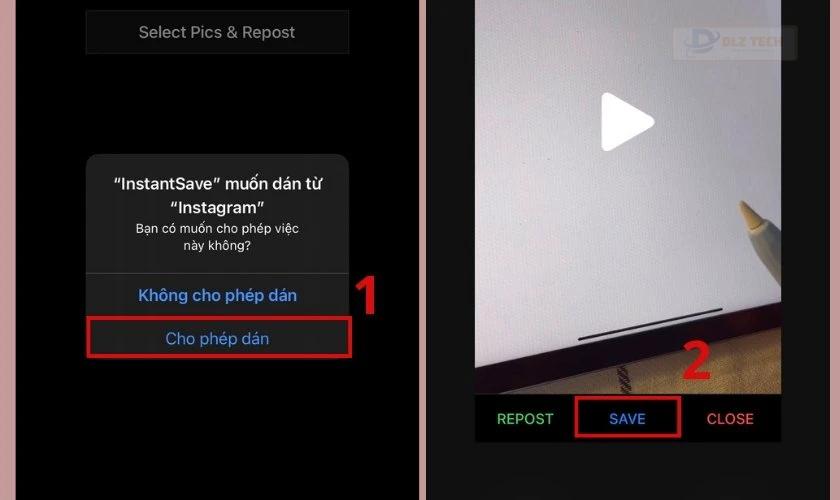tải video trên instagram có nhạc trên iphone